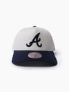 Atlanta Braves White & True Classics Pro Pinch Snapback