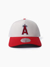 Los Angeles Angels White & True Classics Pro Pinch Snapback