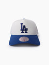Los Angeles Dodgers White & True Classics Pro Pinch Snapback