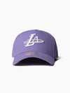 L.A Lakers Black Lavender Pro Pinch Snapback