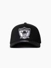 Los Angeles Raiders Black & White Flex 110 Snapback