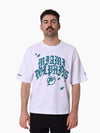Miami Dolphins Stars & Text Boxy Tee
