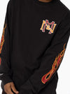 Mitchell & Ness Flames Long Sleeve Cotton Tee