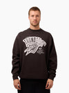 Oklahoma City Thunder Ripped Logo Crew