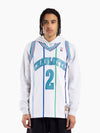 Larry Johnson 1992-93 Charlotte Hornets Home Swingman Jersey